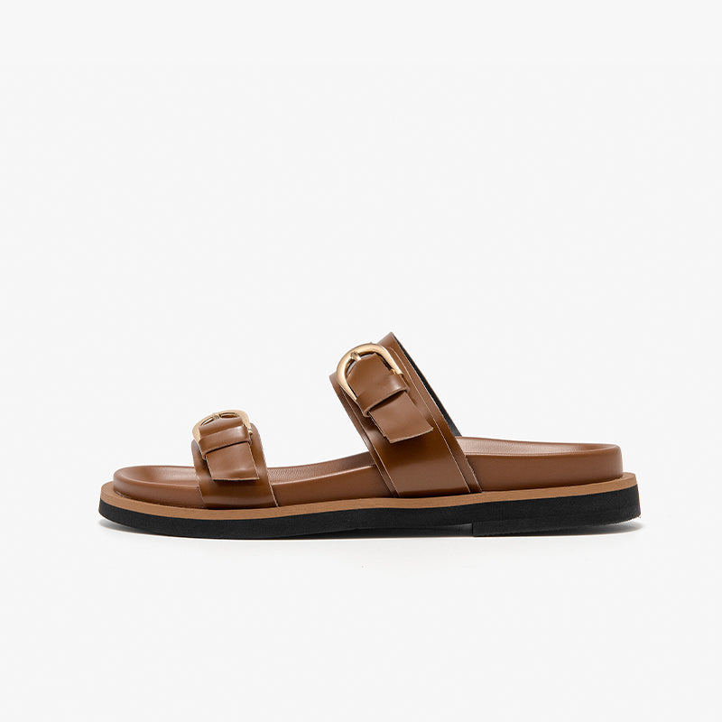 BeauToday Women's Casual Slippers Buckle Sandals with Arch Support for Summer