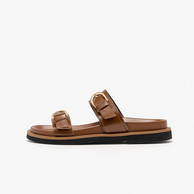 BeauToday Women's Casual Slippers Buckle Sandals with Arch Support for Summer