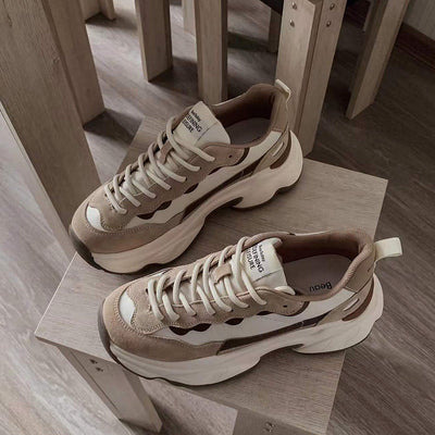 BeauToday Chunky Mixed Colors Sneakers for Women BEAU TODAY