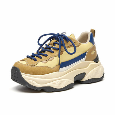 BeauToday Chunky Mixed Colors Sneakers for Women BEAU TODAY