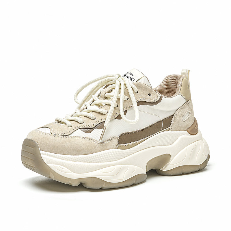 BeauToday Chunky Mixed Colors Sneakers for Women BEAU TODAY