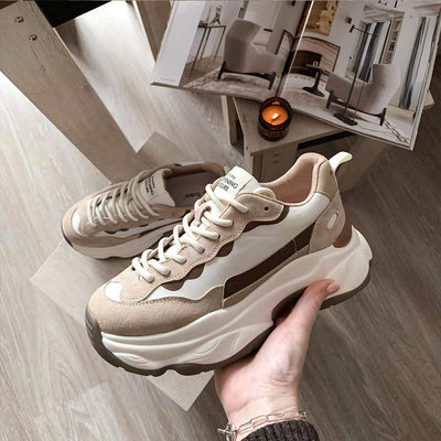 BeauToday Chunky Mixed Colors Sneakers for Women BEAU TODAY