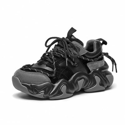 BeauToday Chunky Sneakers with Mixed Colors Design for Women BEAU TODAY
