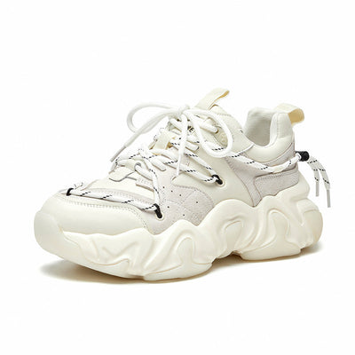 BeauToday Chunky Sneakers with Mixed Colors Design for Women BEAU TODAY