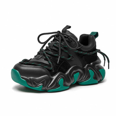 BeauToday Chunky Sneakers with Mixed Colors Design for Women BEAU TODAY