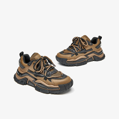 BeauToday Chunky Sole Solid Color Sneakers for Women BEAU TODAY