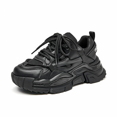 BeauToday Chunky Sole Solid Color Sneakers for Women BEAU TODAY