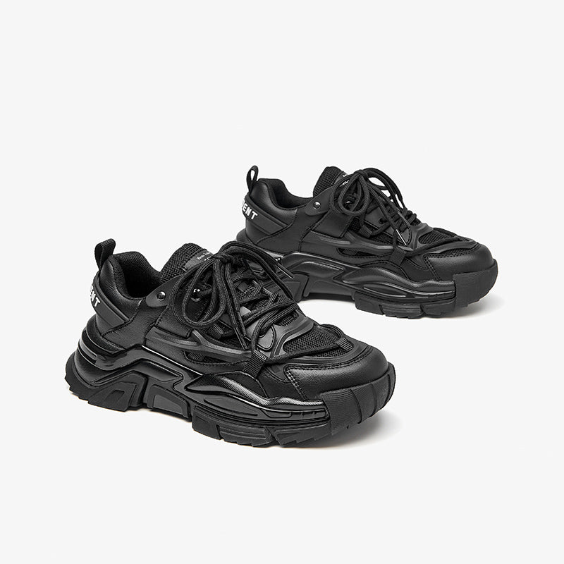 BeauToday Chunky Sole Solid Color Sneakers for Women BEAU TODAY