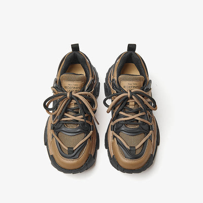 BeauToday Chunky Sole Solid Color Sneakers for Women BEAU TODAY