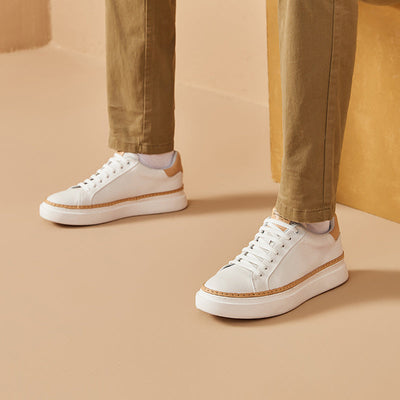 BeauToday Mixed Color Flat Sneakers for Men BEAU TODAY