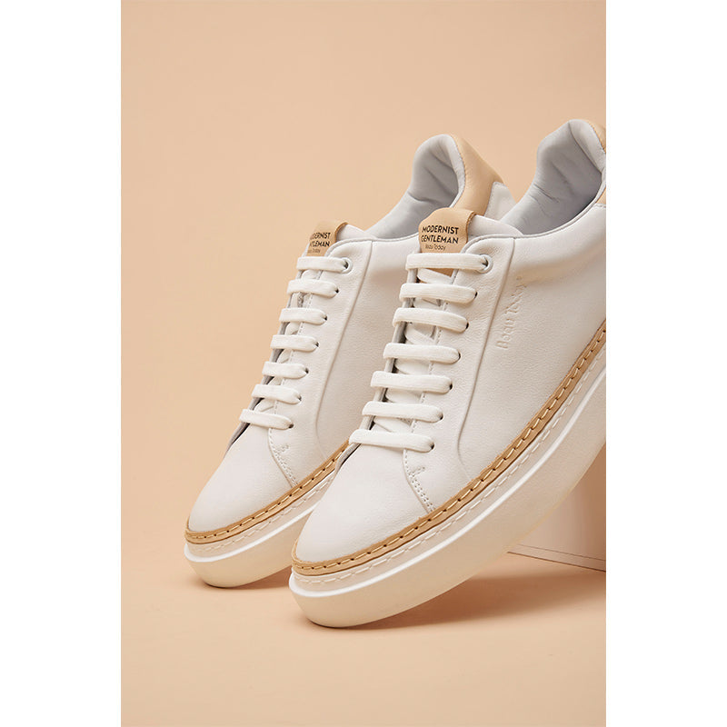 BeauToday Mixed Color Flat Sneakers for Men BEAU TODAY