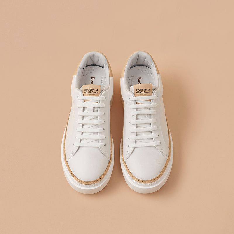 BeauToday Mixed Color Flat Sneakers for Men BEAU TODAY