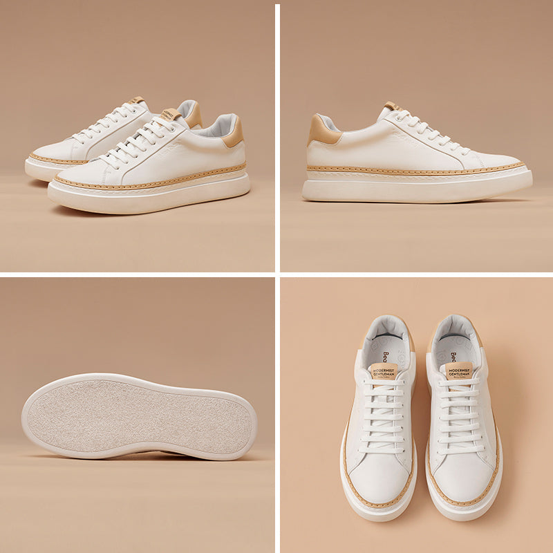 BeauToday Mixed Color Flat Sneakers for Men BEAU TODAY