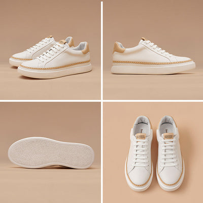 BeauToday Mixed Color Flat Sneakers for Men BEAU TODAY