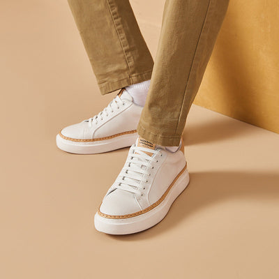 BeauToday Mixed Color Flat Sneakers for Men BEAU TODAY