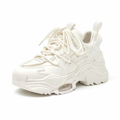BeauToday Mixed Color Mesh Casual Chunky Sneakers for Women BEAU TODAY