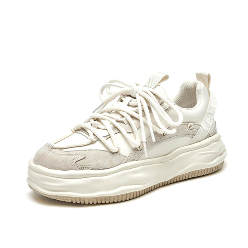 BeauToday Mixed Colors Platform Sneakers for Women BEAU TODAY