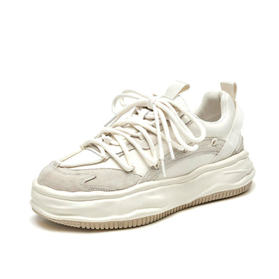 BeauToday Mixed Colors Platform Sneakers for Women BEAU TODAY