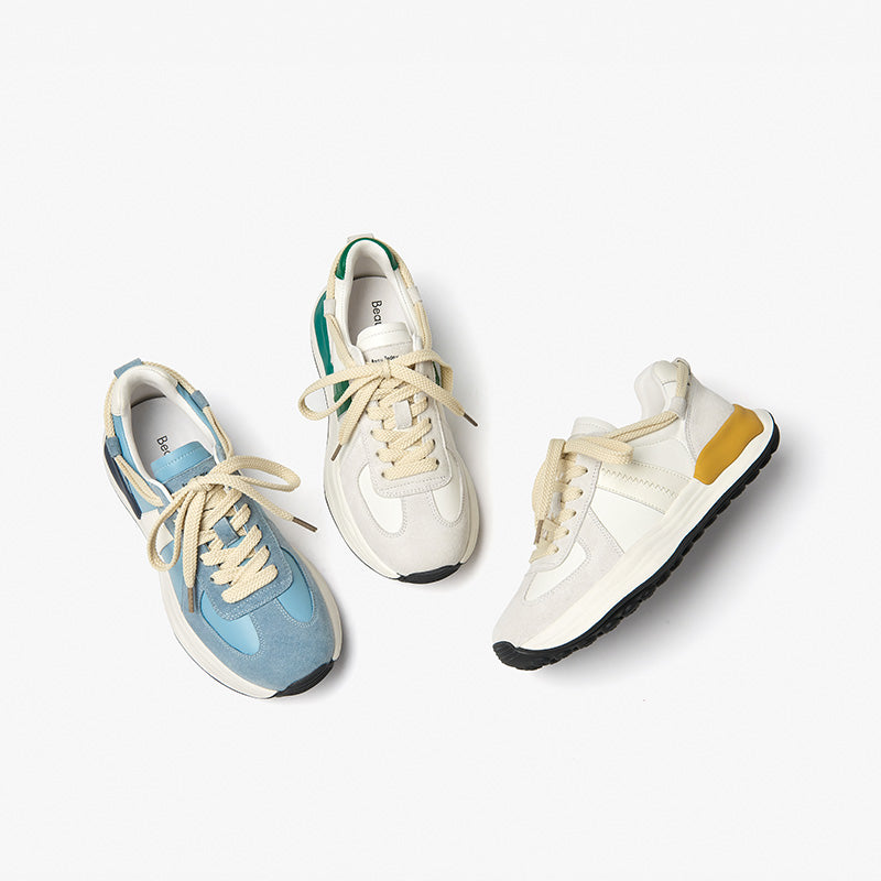 BeauToday Mixed Colors Sneakers for Women BEAU TODAY