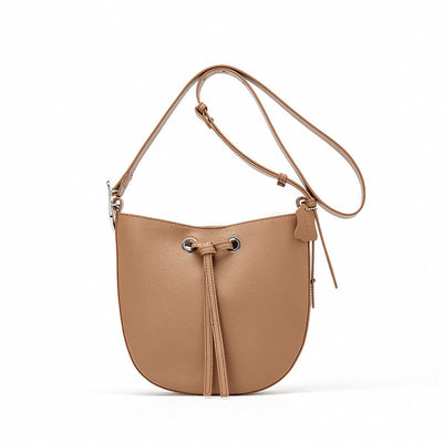 BeauToday Solid Color Messenger Bag for Women BEAU TODAY