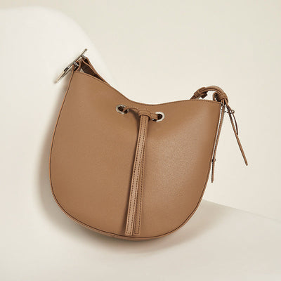 BeauToday Solid Color Messenger Bag for Women BEAU TODAY