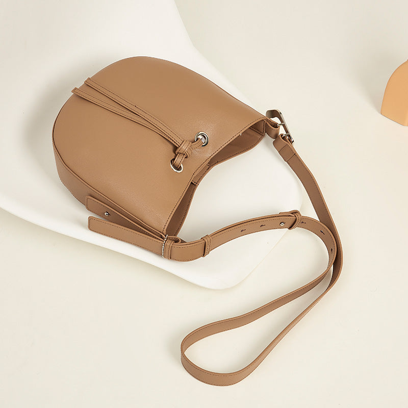 BeauToday Solid Color Messenger Bag for Women BEAU TODAY