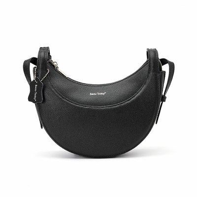 BeauToday Vintage Half-moon Handbag for Women BEAU TODAY