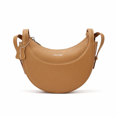 BeauToday Vintage Half-moon Handbag for Women BEAU TODAY