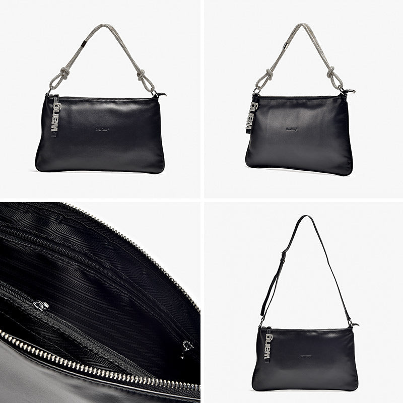 Beautoday Women Cow Leather Crossbody Bags Detachable Chain Zipper Vintage Handbag BEAU TODAY